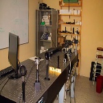 Fotografía del Laboratorio de Óptica de Fourier