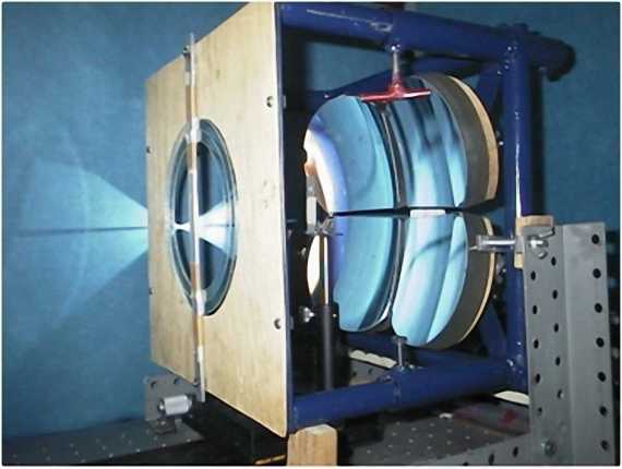 Prototipo de 30 cm de detectores de fluorescencia