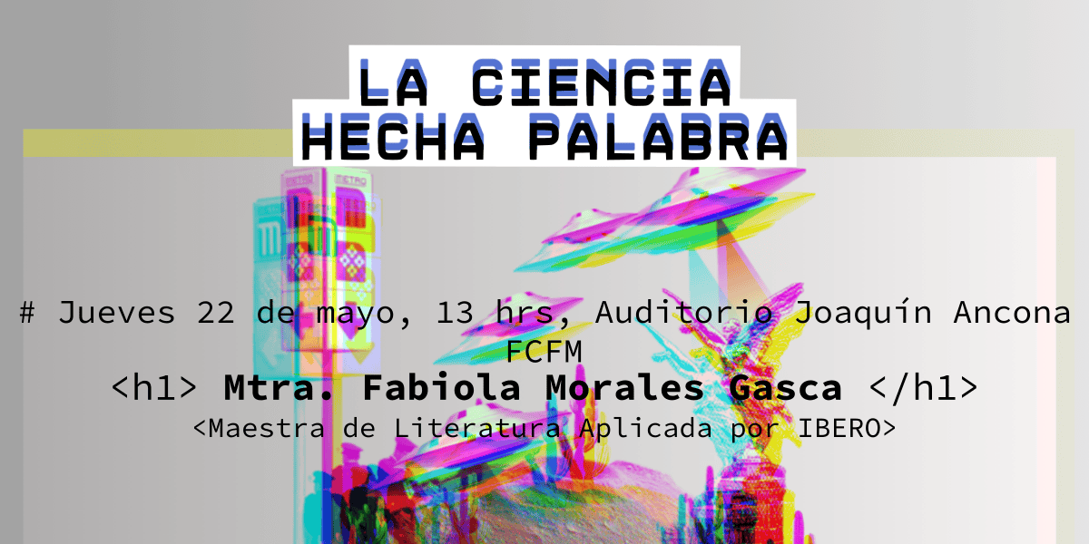 Poster con la información del evento