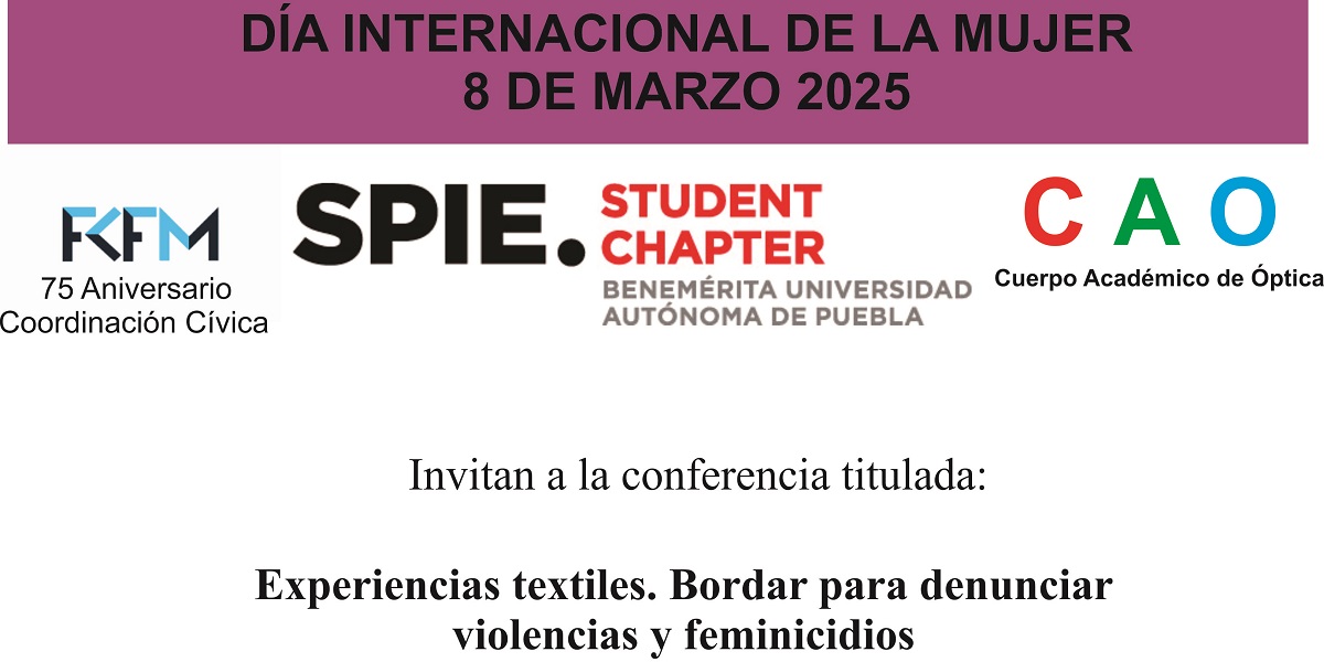 Parte del poster con la información del evento