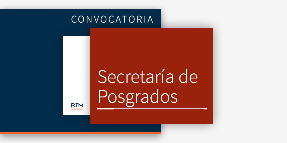 Convocatoria de posgrados