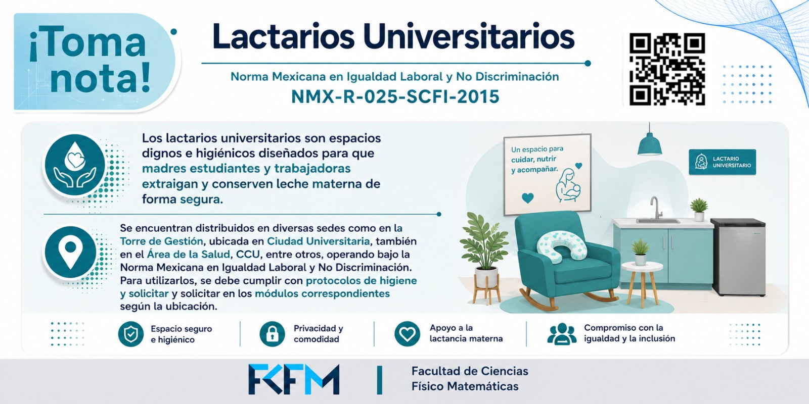 Espacios que acompañan la maternidad universitaria