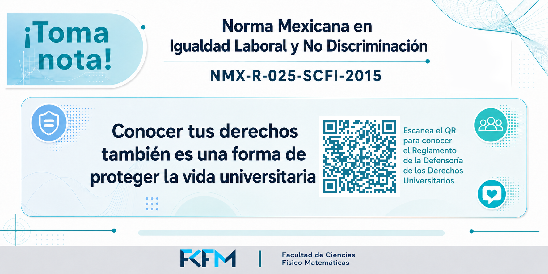 Concoer tus derechos es una forma de proteger la vida universitaria