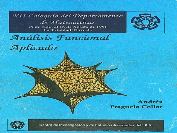 Portada del libro Análisis Funcional Aplicado (1991)