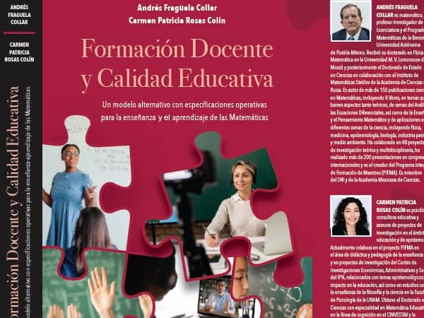 Portada del libro Formación Docente y Calidad Educativa (2022)