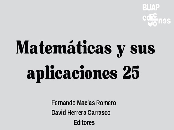 Portada del libro Matemáticas y sus Aplicaciones 25 (2026)