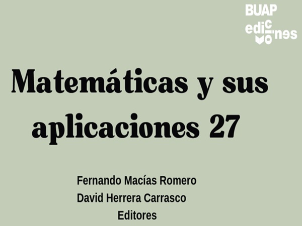 Portada del libro Matemáticas y sus Aplicaciones 27 (2026)