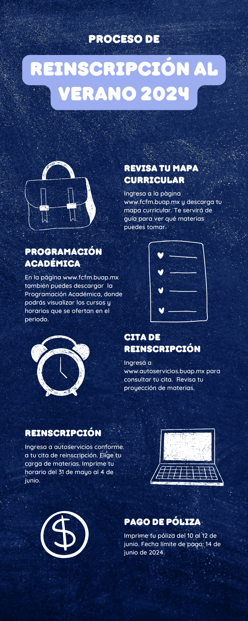 Reinscripción al Verano 2024